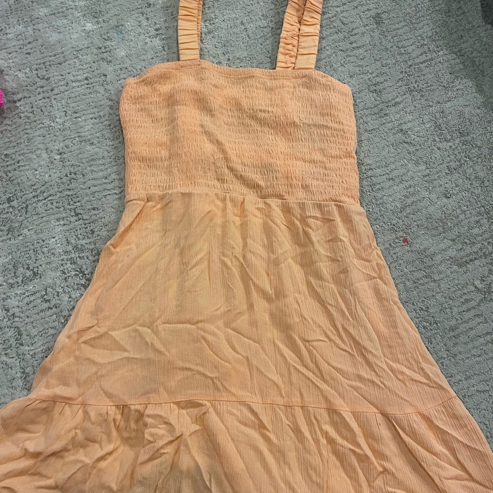 Orange Sleeveless Dress